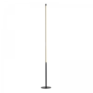 CHIOS ΕΠΙΔΑΠΕΔΙΟ ΦΩΤΙΣΤΙΚΟ LED ΑΛΟΥΜΙΝΙΟ ΜΑΥΡΟ D18xD1,8xH146CM