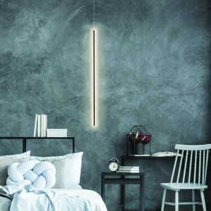 CHIOS ΚΡΕΜΑΣΤΟ ΦΩΤΙΣΤΙΚΟ LED ΜΕΤΑΛΛΟ ΜΑΥΡΟ D8xD1,8xH250CM