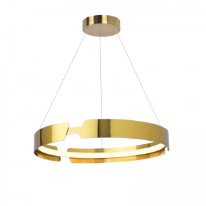 THESPIS ΚΡΕΜΑΣΤΟ ΦΩΤΙΣΤΙΚΟ LED ΑΛΟΥΜΙΝΙΟ ΧΡΥΣΟ D40xH150CM