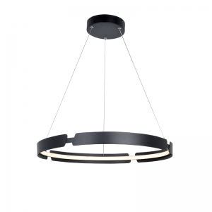 THESPIS ΚΡΕΜΑΣΤΟ ΦΩΤΙΣΤΙΚΟ LED ΑΛΟΥΜΙΝΙΟ ΜΑΥΡΟ D60xH150CM