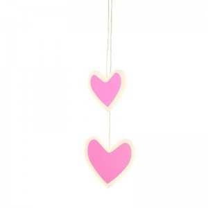 LOVE ΚΡΕΜΑΣΤΟ ΦΩΤΙΣΤΙΚΟ LED ΜΕΤΑΛΛΟ ΡΟΖ 24x14x100cm