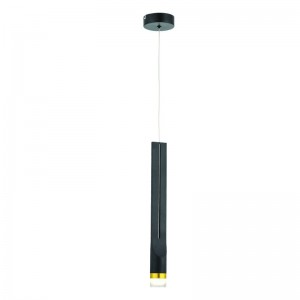 MATSA ΚΡΕΜΑΣΤΟ ΜΟΝΟΦΩΤΟ ΦΩΤΙΣΤΙΚΟ LED ΜΕΤΑΛΛΟ ΜΑΥΡΟ D6xH228CM