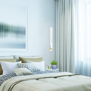 MATSA ΚΡΕΜΑΣΤΟ ΜΟΝΟΦΩΤΟ ΦΩΤΙΣΤΙΚΟ LED ΜΕΤΑΛΛΟ ΛΕΥΚΟ D6xH228CM