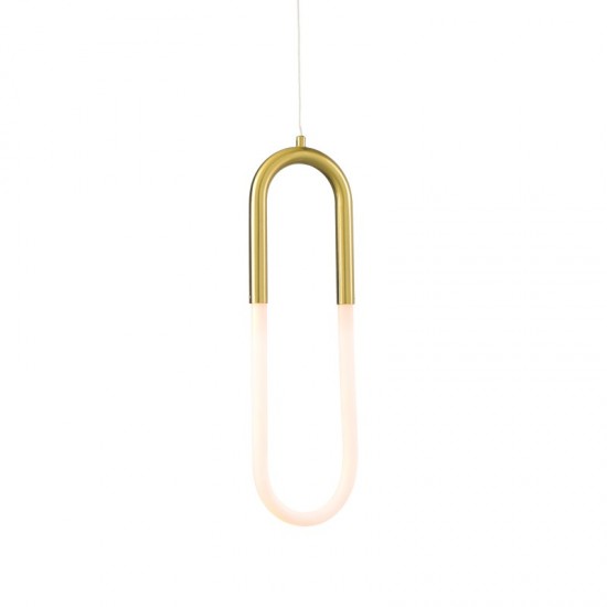 ALIEN ΚΡΕΜΑΣΤΟ ΦΩΤΙΣΤΙΚΟ LED ΜΕΤΑΛΛΟ ΧΡΥΣΟ 15x2,3xH230CM