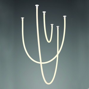 MIRIA ΦΩΤΙΣΤΙΚΟ ΟΡΟΦΗΣ LED ΣΙΛΙΚΟΝΗ ΛΕΥΚΟ M240,M170,M100CM