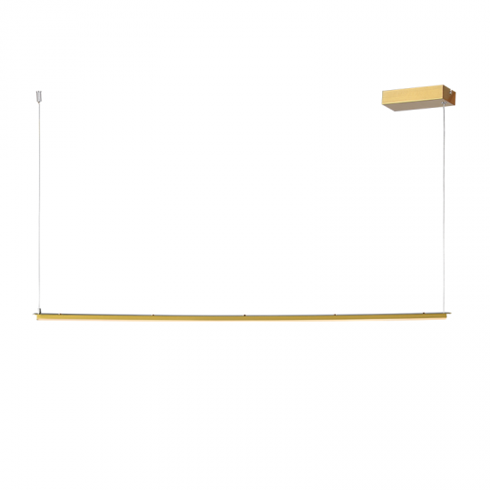 KURT ΚΡΕΜΑΣΤΟ ΦΩΤΙΣΤΙΚΟ LED ΑΛΟΥΜΙΝΙΟ ΧΡΥΣΟ 100x5xH150CM