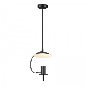 LARA ΚΡΕΜΑΣΤΟ ΜΟΝΟΦΩΤΟ ΦΩΤΙΣΤΙΚΟ ΜΕΤΑΛΛΟ ΜΑΥΡΟ D25x20xH100CM