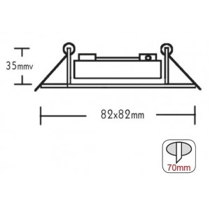 ΧΩΝΕΥΤΟ ΣΠΟΤ ΚΡΥΦΟΥ ΦΩΤΙΣΜΟΥ ΝΙΚΕΛ ΜΑΤ MR16