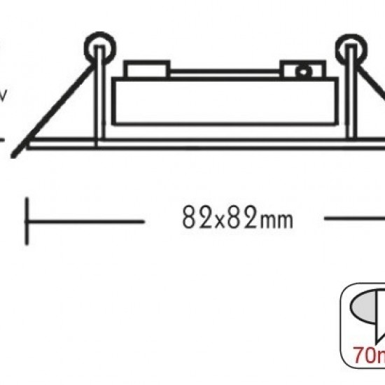 ΧΩΝΕΥΤΟ ΣΠΟΤ ΚΡΥΦΟΥ ΦΩΤΙΣΜΟΥ ΝΙΚΕΛ ΜΑΤ MR16