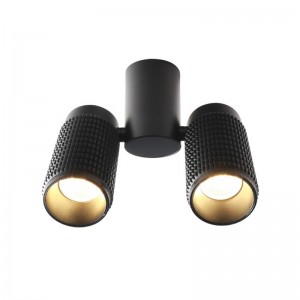 ΦΩΤΙΣΤΙΚΟ ΟΡΟΦΗΣ  2ΧGU10 ΜΑΥΡΟ ΑΛΟΥΜΙΝΙΟ 6,5X20X26CM