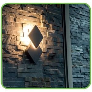 Cori Απλίκα LED 12W Σε Σκούρο Γκρί Χρώμα