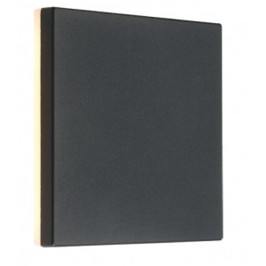 Polla-S Απλίκα LED 8W Σε Σκούρο Γκρί Χρώμα