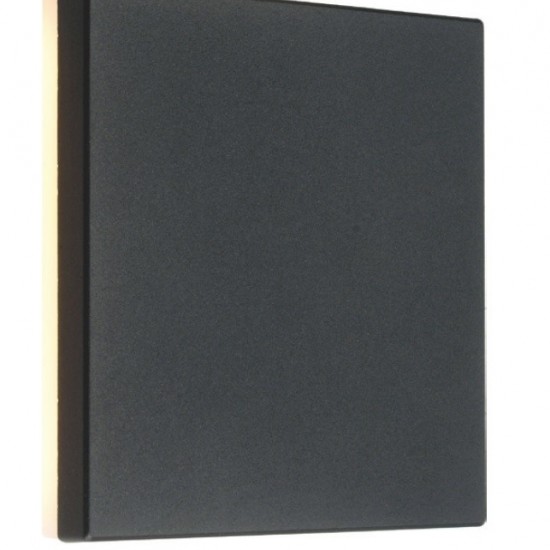 Polla-S Απλίκα LED 8W Σε Σκούρο Γκρί Χρώμα-φωτιστικο-απλικα-εξωτερικου χωρου-Led-