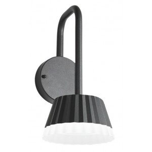 Viana Απλίκα LED 10W Σε Σκούρο Γκρί Χρώμα