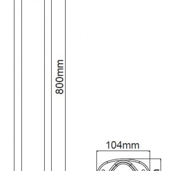 Eden Κολωνάκι LED 9W Ύψους 80cm Σε Σκούρο Γκρί Χρώμα-ΦΩΤΙΣΤΙΚΑ ΕΞΩΤΕΡΙΚΟΥ ΧΩΡΟΥ-ΕΔΑΦΟΥΣ-ΑΛΟΥΜΙΝΙΟ-ΠΟΛΥΚΑΡΜΠΟΝΙΚΟ-ΓΚΡΙ-LED-
