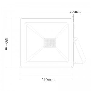 Προβολέας LED Με Λευκό Περίβλημα