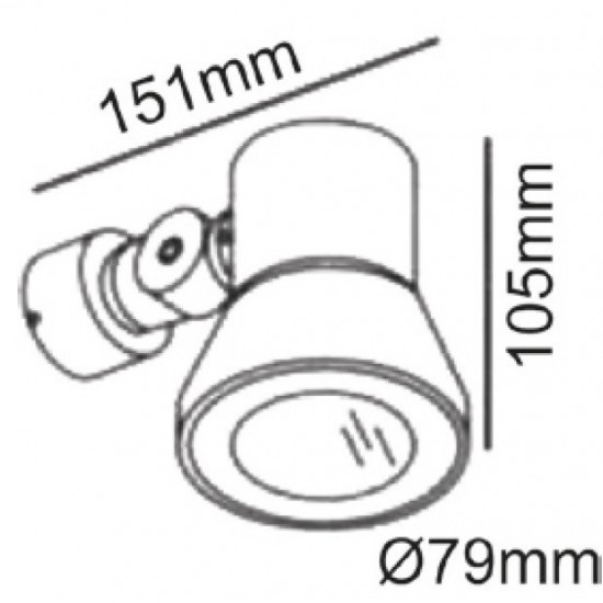 ΣΠΟΤ IP65 GU10 ΚΙΝΗΤΟ-ΦΩΤΙΣΤΙΚΑ ΕΞΩΤΕΡΙΚΟΥ ΧΩΡΟΥ-ΦΑΝΑΡΑΚΙΑ-