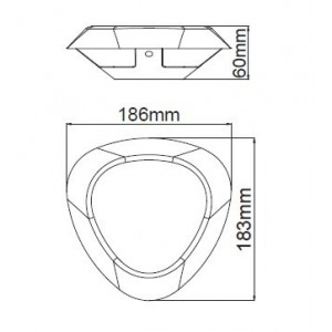 Berka Απλίκα LED 7W Σε Σκούρο Γκρί Χρώμα