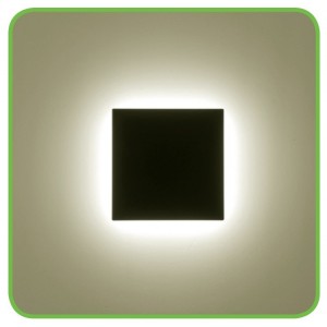 Polla-S Απλίκα LED 8W Σε Σκούρο Γκρί Χρώμα