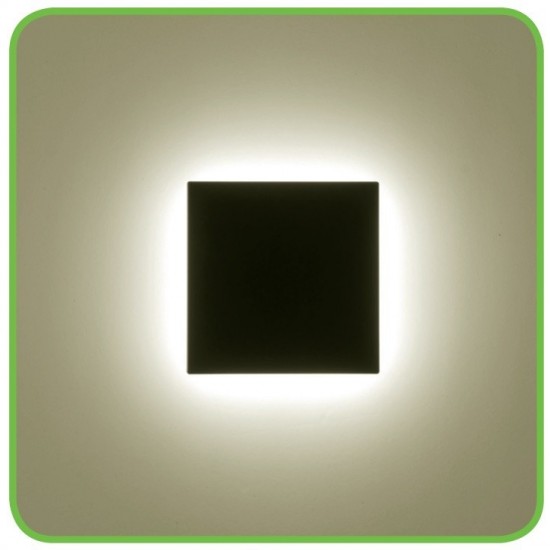 Polla-S Απλίκα LED 8W Σε Σκούρο Γκρί Χρώμα-φωτιστικο-απλικα-εξωτερικου χωρου-Led-