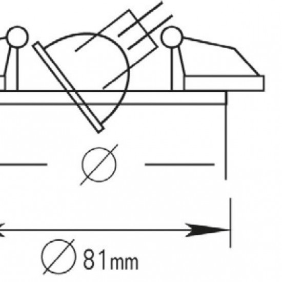 ΣΠΟΤ ΝΙΚΕΛ MR16 ΚΙΝΟΥΜΕΝΟ ΑΛΟΥΜΙΝΙΟΥ