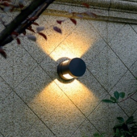 Laval Απλίκα LED 9W Σε Σκούρο Γκρί Χρώμα-ΦΩΤΙΣΤΙΚΑ ΕΞΩΤΕΡΙΚΟΥ ΧΩΡΟΥ-ΑΠΛΙΚΑ-ΑΛΟΥΜΙΝΙΟ-ΓΚΡΙ-LED-