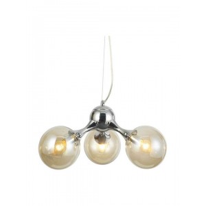 BLOB ΚΡΕΜΑΣΤΟ 3ΦΩΤΟ ΦΩΤΙΣΤΙΚΟ ΓΥΑΛΙ ΜΕΛΙ 45x120cm