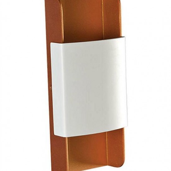 ΜΟΝΤΕΡΝΟ ΦΩΤΙΣΤΙΚΟ ΕΠΙΤΟΙΧΙΟ LED ΑΛΟΥΜΙΝΙΟ ΛΕΥΚΟ 25x11x5,3CM