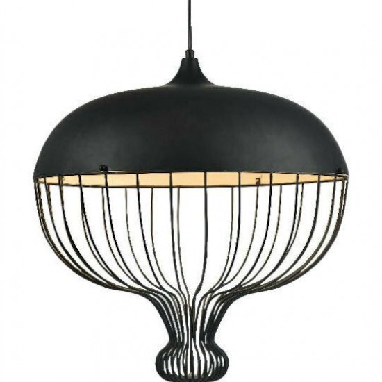 BRADFORD ΚΡΕΜΑΣΤΟ ΦΩΤΙΣΤΙΚΟ 1ΦΩΤΟ ΜΕΤΑΛΛΙΚΟ ΜΑΥΡΟ Φ46xΗ120vm