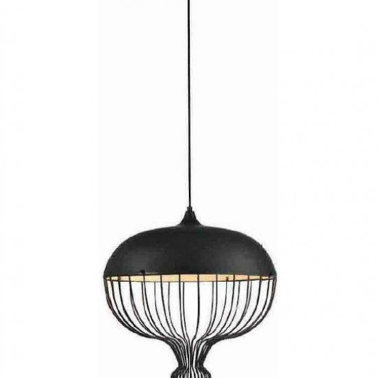 BRADFORD ΚΡΕΜΑΣΤΟ ΦΩΤΙΣΤΙΚΟ 1ΦΩΤΟ ΜΕΤΑΛΛΙΚΟ ΜΑΥΡΟ Φ46xΗ120vm