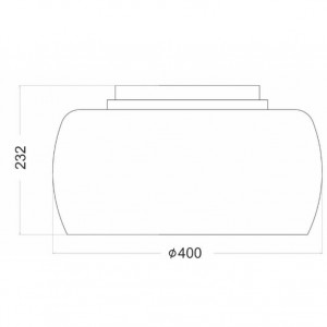 ΟΡΟΦΗΣ ΚΡΥΣΤΑΛΛΟ – ΓΥΑΛΙ Φ40CM 6ΧG9