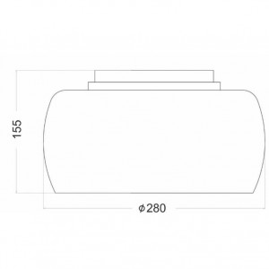 ΟΡΟΦΗΣ ΚΡΥΣΤΑΛΛΟ – ΓΥΑΛΙ Φ30CM 4ΧG9
