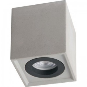 ΕΠΙΤΟΙΧΟ Φ/Σ 1ΧGU10 ΓΚΡΙ ΤΣΙΜΕΝΤΟ 8,5X8,5XH10CM