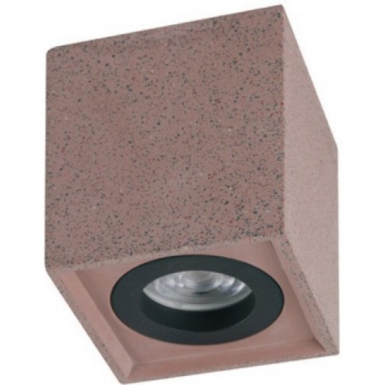 ΕΠΙΤΟΙΧΟ Φ/Σ 1ΧGU10 ΚΟΚΚΙΝΟ ΤΣΙΜΕΝΤΟ 8,5X8,5XH10CM-ΑΠΛΙΚΑ ΦΩΤΙΣΤΙΚΟ-ΤΣΙΜΕΝΤΟ-ΚΟΚΚΙΝΟ-