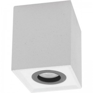 ΕΠΙΤΟΙΧΟ Φ/Σ 1ΧGU10 ΛΕΥΚΟ ΤΣΙΜΕΝΤΟ 8,5X8,5XH10CM