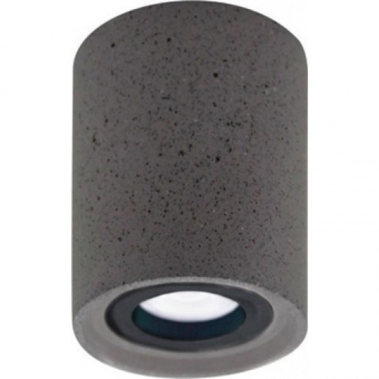 ΕΠΙΤΟΙΧΟ Φ/Σ 1ΧGU10 ΜΑΥΡΟ ΤΣΙΜΕΝΤΟ D8,5XH10CM-ΦΩΤΙΣΤΙΚΑ ΕΣΩΤΕΡΙΚΟΥ ΧΩΡΟΥ-ΑΠΛΙΚΕΣ-ΤΣΙΜΕΝΤΕΝΙΑ-ΜΑΥΡΟ-