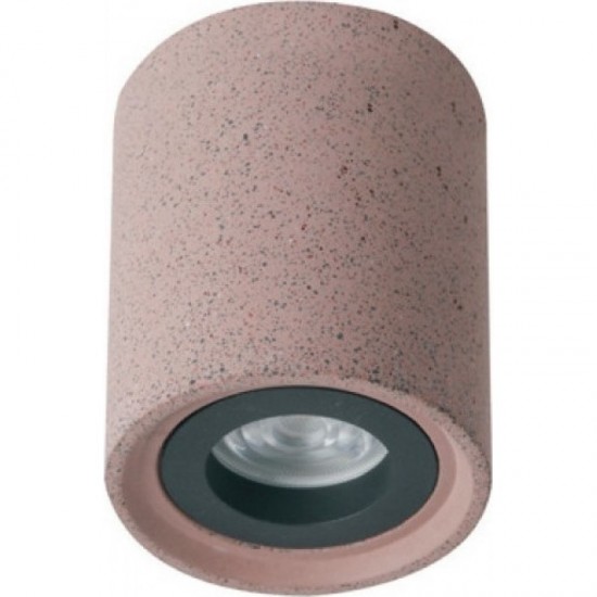 ΕΠΙΤΟΙΧΟ Φ/Σ 1ΧGU10 ΚΟΚΚΙΝΟ ΤΣΙΜΕΝΤΟ D8,5XH10CM-ΦΩΤΙΣΤΙΚΑ ΕΣΩΤΕΡΙΚΟΥ ΧΩΡΟΥ-ΑΠΛΙΚΕΣ-ΤΣΙΜΕΝΤΕΝΙΑ-ΚΟΚΚΙΝΗ-