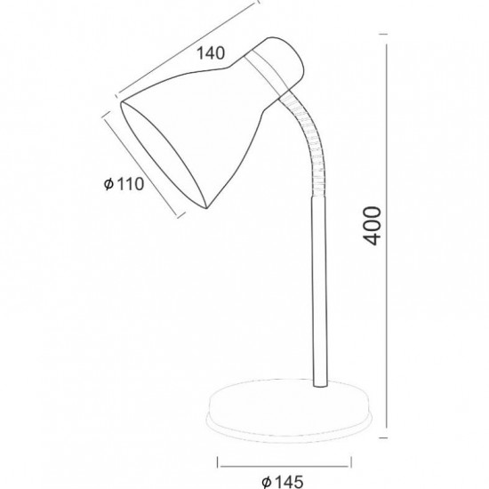ΠΟΡΤΑΤΙΦ Ε27 40W ΓΚΡΙ