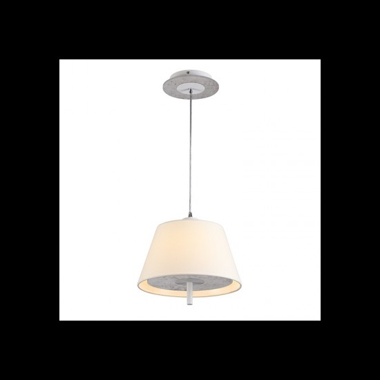 ΚΡΕΜ Φ/Σ 1ΧE27 ΑΠΟΧΡΩΣΗ ΤΣΙΜΕΝΤΟΥ MDF+ΛΕΥΚΟ ΜΕΤΑΛΛΟ+ΥΦΑΣΜΑ Φ28ΧΗ80CM