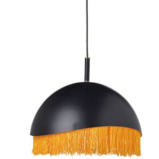 ΚΡΕΜΑΣΤΟ Φ/Σ 1ΧΕ27 ΜΕΤΑΛΛΙΚΟ ΜΑΥΡΟ/ΟΡΕΙΧΑΛΚΟ+ΚΛΩΣΤΗ Φ35ΧΗ100CM