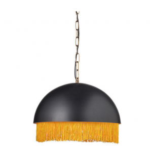 ΚΡΕΜΑΣΤΟ Φ/Σ 1ΧΕ27 ΜΕΤΑΛΛΙΚΟ ΜΑΥΡΟ/ΟΡΕΙΧΑΛΚΟ+ΚΛΩΣΤΗ Φ40ΧΗ100CM