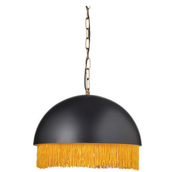 ΚΡΕΜΑΣΤΟ Φ/Σ 1ΧΕ27 ΜΕΤΑΛΛΙΚΟ ΜΑΥΡΟ/ΟΡΕΙΧΑΛΚΟ+ΚΛΩΣΤΗ Φ40ΧΗ100CM