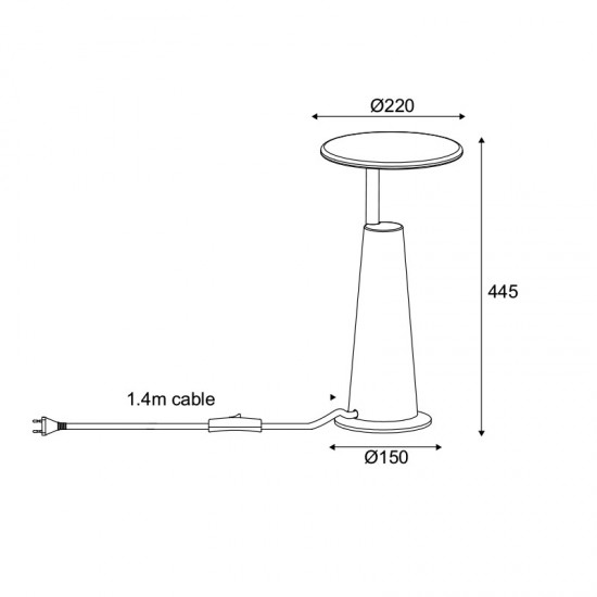 ΕΠΙΤΡΑΠΕΖΙΟ Φ/Σ LED ΓΚΡΙ ΤΣΙΜΕΝΤΟ-ΦΩΤΙΣΤΙΚΟ ΕΠΙΤΡΑΠΕΖΙΟ-ΤΖΙΜΕΝΤΕΝΙΟ ΦΩΤΙΣΤΙΚΟ-