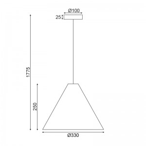 ΚΡΕΜΑΣΤΟ Φ/Σ 1Χ E27 ΦΥΣΙΚΟ ΞΥΛΟ D33XH180CM