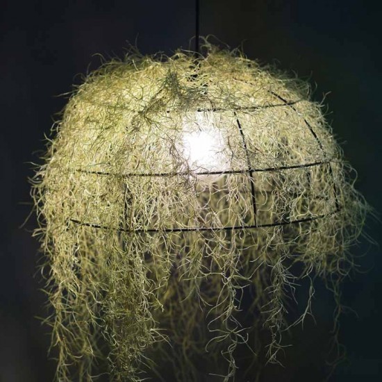 ILIADA ΚΡΕΜΑΣΤΟ ΦΩΤΙΣΤΙΚΟ 1ΦΩΤΟ ΜΕΤΑΛΛΟ ΜΑΥΡΟ D50xH120cm