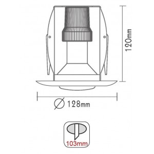 ΣΠΟΤ R80 ΧΡΥΣΟ ΜΑΤ