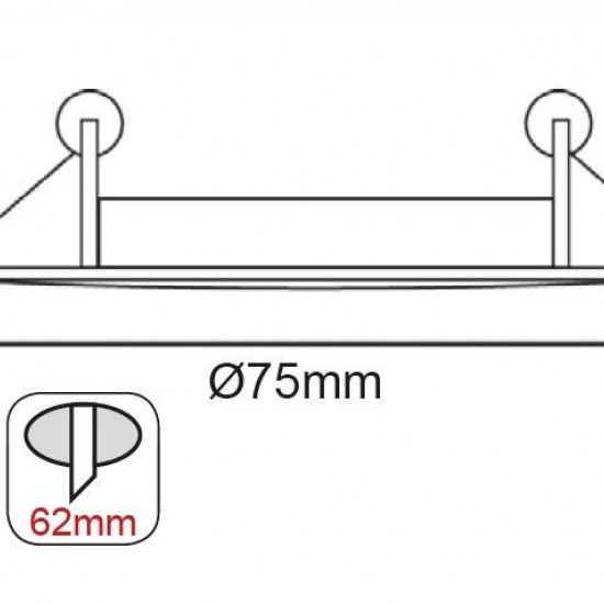 ΣΠΟΤ ΝΙΚΕΛ MR16 ΣΤΑΘΕΡΟ ΑΛΟΥΜΙΝΙΟΥ