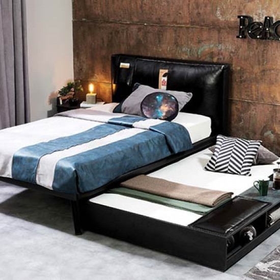 DARK METAL ΣΥΡΤΑΡΙ ΚΡΕΒΑΤΙΟΥ ΓΙΑ ΗΜΙΔΙΠΛΟ 121x194xH26cm