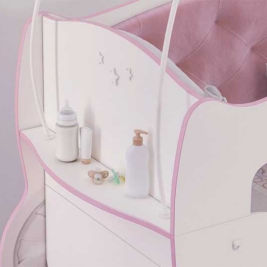 PRINCESS ΒΡΕΦΙΚΗ ΚΟΥΝΙΑ ΑΜΑΞΑ 166x76xH162cm