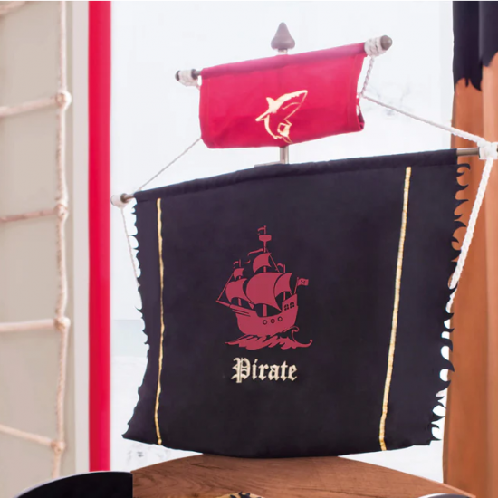 PIRATE ΠΑΙΔΙΚΟ ΚΡΕΒΑΤΙ ΚΑΡΑΒΙ 105x241xH184cm